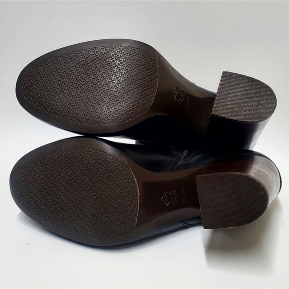 TORY BURCH Fulton Block Heel Ankle Booties in Size 9.5M - Picture 7 of 13